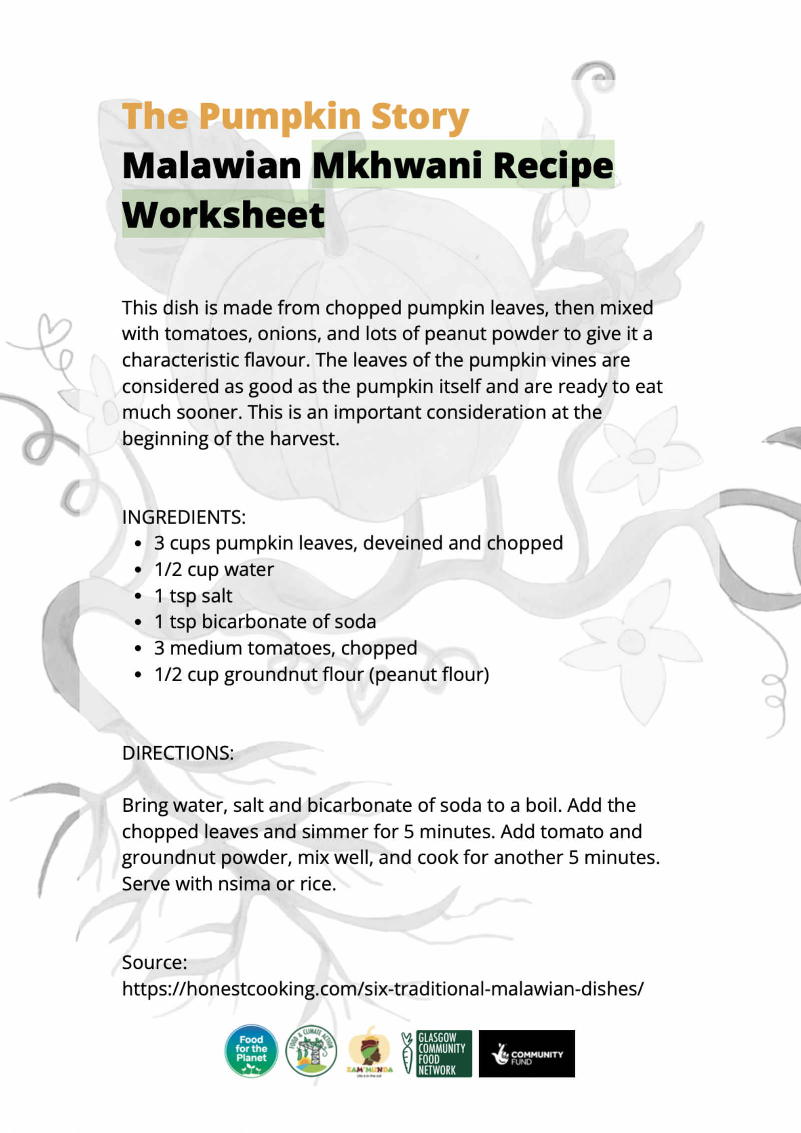 Malawian Recipe Malawian Recipe